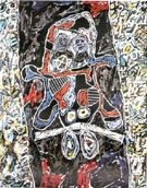 Black Highway - Jean Dubuffet reproduction oil painting