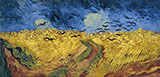 Wheat Field with Crows 1890 - Vincent van Gogh reproduction oil painting