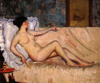 Reclining Nude 1912 - Alson Skinner Clark reproduction oil painting