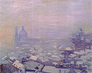 Snow over Prague 1912 - Alson Skinner Clark
