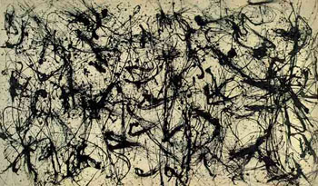 Number 32 1950 - Jackson Pollock reproduction oil painting