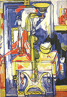 Tabla and Vases The Magic Mirror 1935 - Hans Hofmann