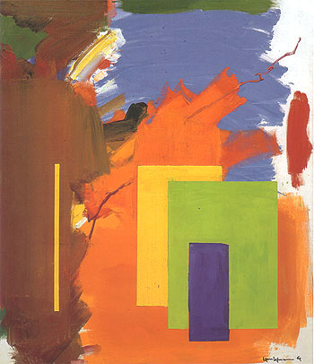 Autumn Chill and Sun 1962 - Hans Hofmann reproduction oil painting