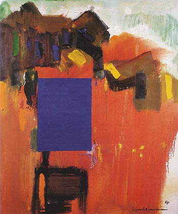 Paling Moon 1965 - Hans Hofmann reproduction oil painting