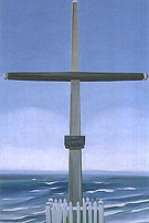 Cross By The Sea Canada Cross With Sea Corss bythe Sea Gaspe 1932 - Georgia O'Keeffe