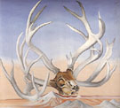 Form the Faraway Nearby Deers Horns Near Cameron 1937 - Georgia O'Keeffe