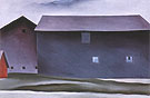 Lake George Barns 1927 - Georgia O'Keeffe