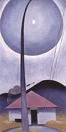 Flagpole Little House Moonring Lake George 1925 - Georgia O'Keeffe