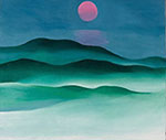 Pink Moon Over Water 1923 - Georgia O'Keeffe