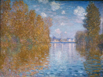 Autumn on the Seine, Argenteuil - Claude Monet reproduction oil painting