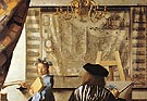 detail form the Art of Painting - Johannes Vermeer