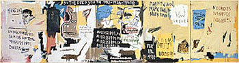 Undiscovered Genius of the Mississippi Delta 1983 - Jean-Michel-Basquiat reproduction oil painting