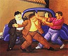 Kidnapping - Fernando Botero reproduction oil painting