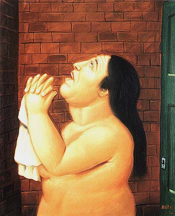 Kidnapping victim - Fernando Botero reproduction oil painting