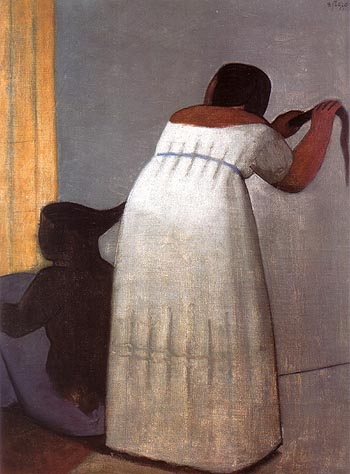 Women Doing Their Hair 1953 - Fernando Botero reproduction oil painting