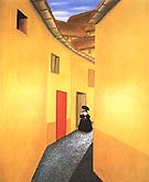 The Street 1980 - Fernando Botero