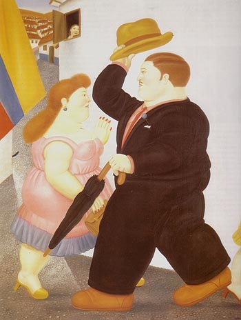 July 20th 1984 - Fernando Botero reproduction oil painting