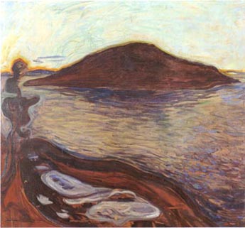 The Island 1900-1901 - Edvard Munch reproduction oil painting