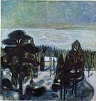 White Night 1901 - Edvard Munch reproduction oil painting
