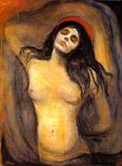 Madonna 1894-95 - Edvard Munch reproduction oil painting