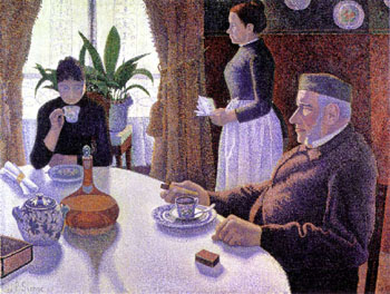 The Dining Room, Opus 152 c 1886 - Paul Signac reproduction oil painting