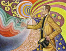 Portrait of Felix Feneon, Opus 217 Against the Enamel of a Background - Paul Signac reproduction oil painting