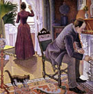 Sunday c1880 - Paul Signac reproduction oil painting