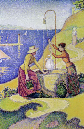 Women at the Well Opus 238 1892 - Paul Signac reproduction oil painting