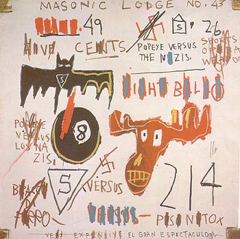 Television and Cruelty to Animals 1983 - Jean-Michel-Basquiat reproduction oil painting