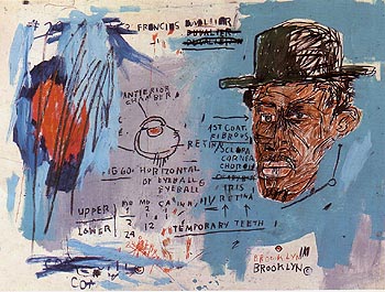 50c Piece 1982 - Jean-Michel-Basquiat reproduction oil painting