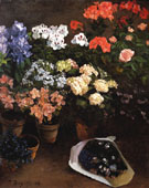Study of Flowers - Frederic Bazille