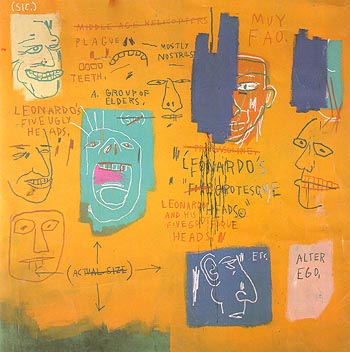 Untitled 1983 - Jean-Michel-Basquiat reproduction oil painting