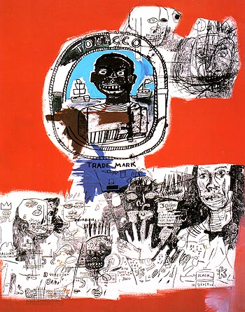 Logo 1984 - Jean-Michel-Basquiat reproduction oil painting