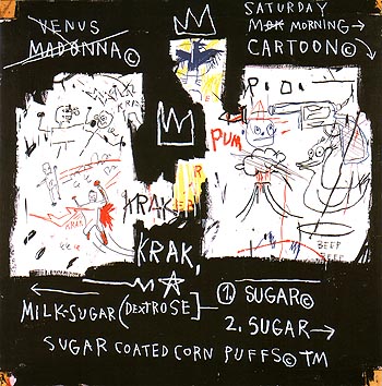 A Panel of Experts 1982 - Jean-Michel-Basquiat reproduction oil painting