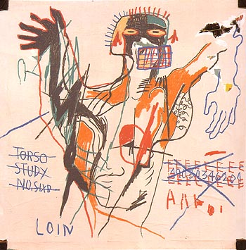 A Next Loin andlor 1982 - Jean-Michel-Basquiat reproduction oil painting