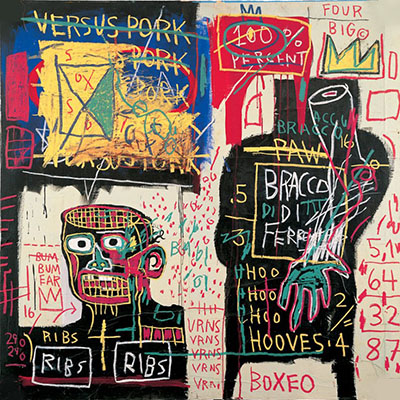 The Italian Version of Popeye has No Pork in His Diet 1982 - Jean-Michel-Basquiat reproduction oil painting