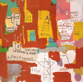 Dos Cabezas2 1983 - Jean-Michel-Basquiat reproduction oil painting