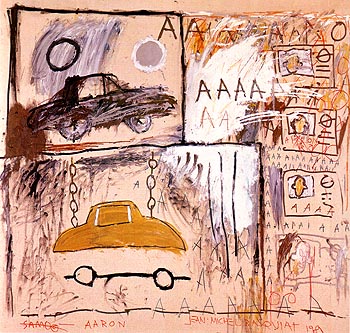 Cadillac Moon 1981 - Jean-Michel-Basquiat reproduction oil painting