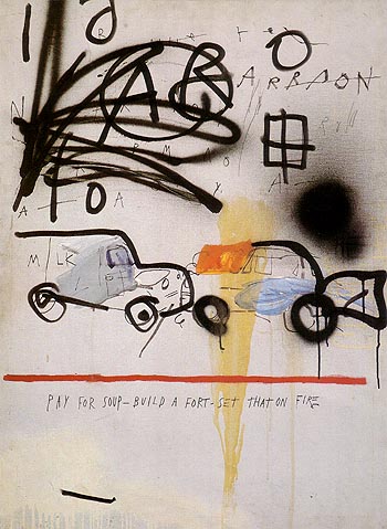 Untitled 1980 - Jean-Michel-Basquiat reproduction oil painting