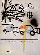 Untitled 1980 - Jean-Michel-Basquiat reproduction oil painting