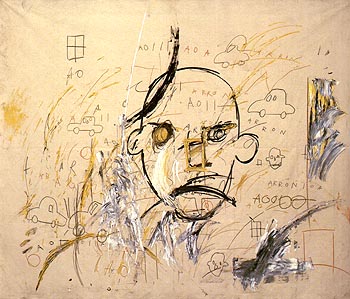 Aaron I 1981 - Jean-Michel-Basquiat reproduction oil painting