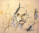 Aaron I 1981 - Jean-Michel-Basquiat reproduction oil painting