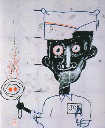 Eyes and Eggs 1983 - Jean-Michel-Basquiat reproduction oil painting