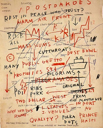 Untitled Quality 1983 - Jean-Michel-Basquiat reproduction oil painting