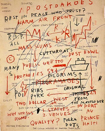 Untitled Quality 1983 - Jean-Michel-Basquiat reproduction oil painting