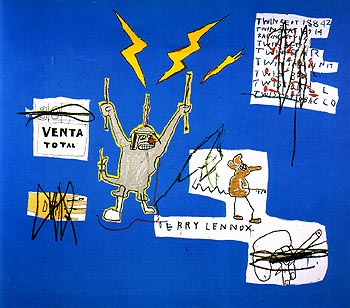 The Meahanics That Always have a Gear Left over 1988 - Jean-Michel-Basquiat reproduction oil painting