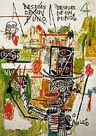 Despues de un Puno 1987 - Jean-Michel-Basquiat reproduction oil painting