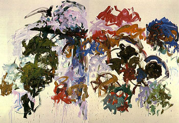 Sunflowers 1990 - Joan Mitchell reproduction oil painting