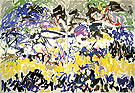 River 1989 - Joan Mitchell reproduction oil painting