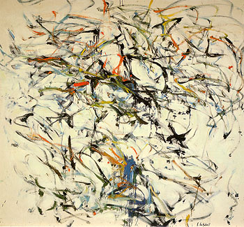 Soldats de bois 1957 - Joan Mitchell reproduction oil painting